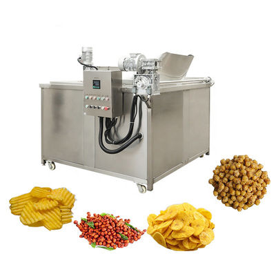 30kw Peanut Automatic Stirring Plantain Chips Frying Machine