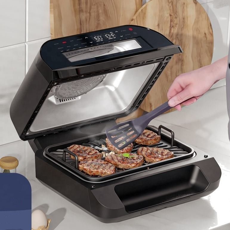 Home Smart 10l 7 in 1 Friter senza olio finestra di osservazione Power Xl Air Flyer Friter Grill