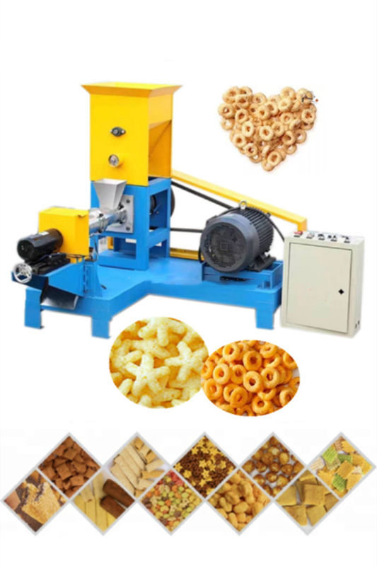 La macchina per estrusore di polvere di mais mini senza sforzo Piccola macchina per snack con motore