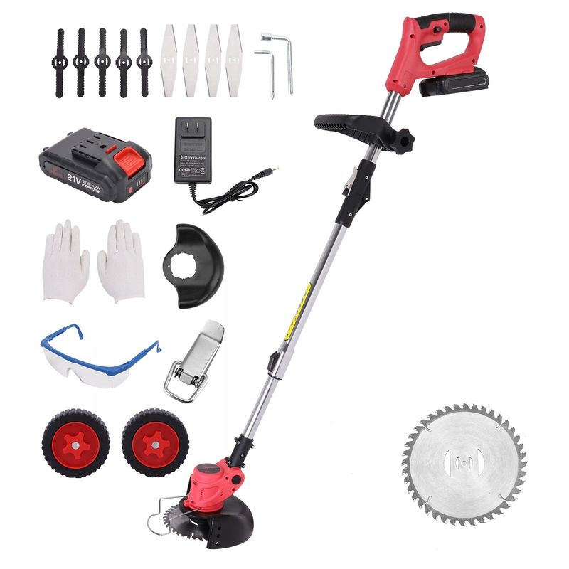 Telaiabatterie senza fili motore 173CC motore 1200W Altezze regolabili di taglio