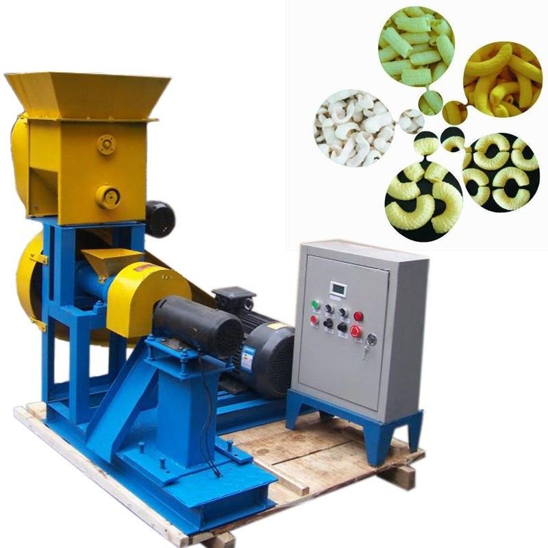 La più popolare snack alimentare gonfiato millet corn Puff Extruder Machine