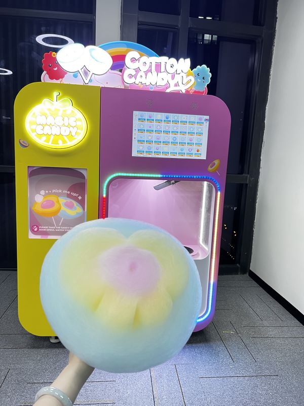 Macchina automatica per la produzione di marshmallow per cinema, supermercato e parco di divertimenti
