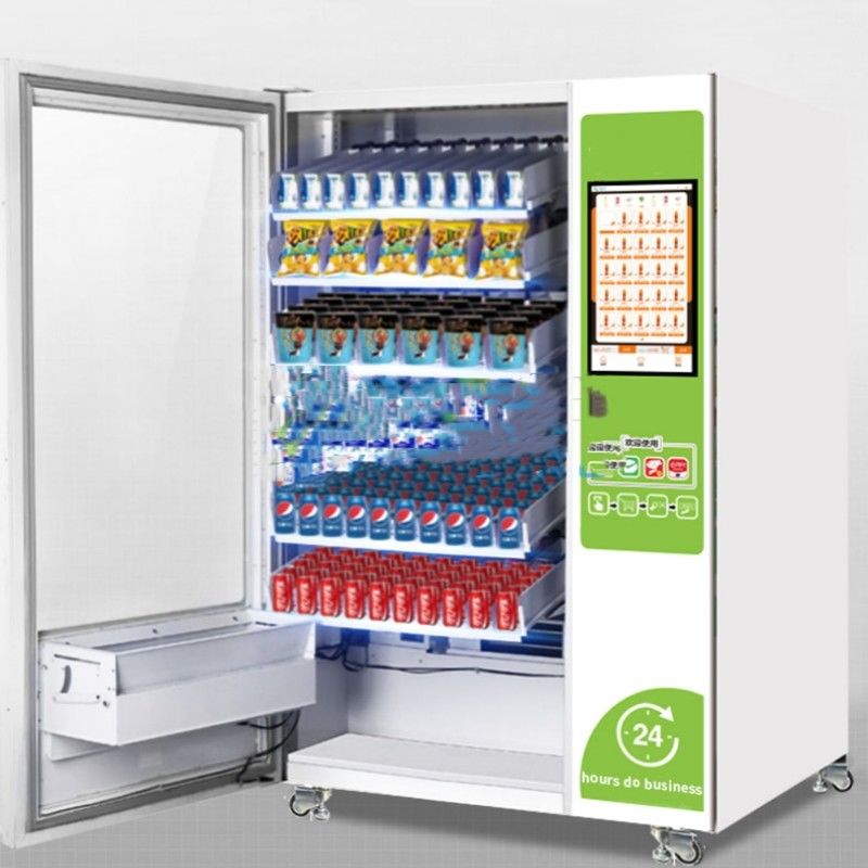 24 ore auto-servizio touch screen automatico drink combo snack distributore distributore venditore automatico