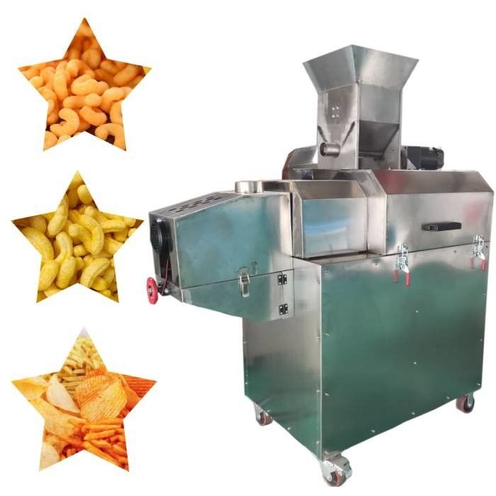 Facile di funzionamento in acciaio inossidabile Macchine per la produzione di polvere di mais per l'estrusione di snack food