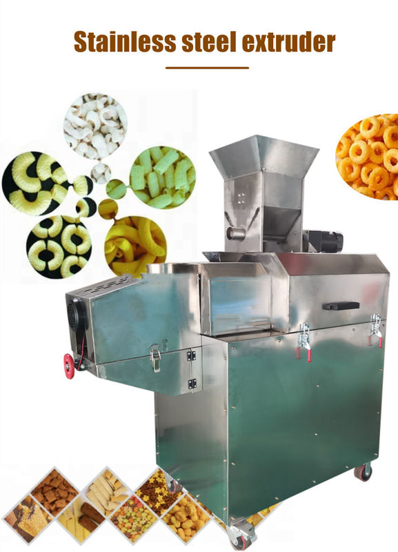 Facile di funzionamento in acciaio inossidabile Macchine per la produzione di polvere di mais per l'estrusione di snack food