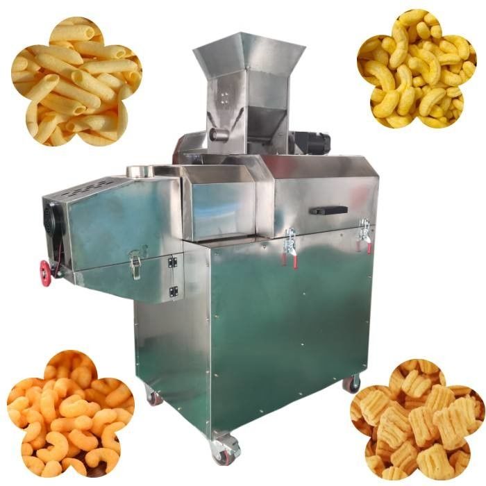 Facile di funzionamento in acciaio inossidabile Macchine per la produzione di polvere di mais per l'estrusione di snack food