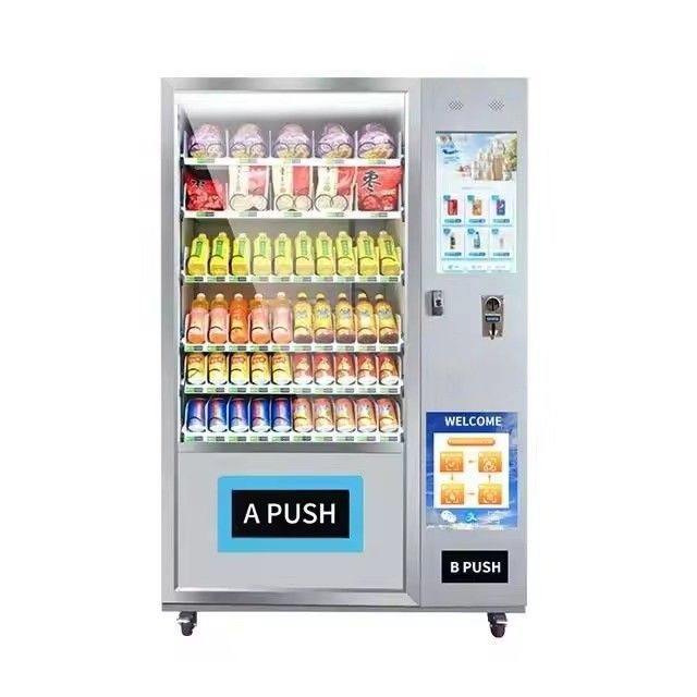 Combo Fabbrica Fornitura di alta qualità Servizi completi Buoni Alimenti sani Snack e bevande Macchine vendite in vendita
