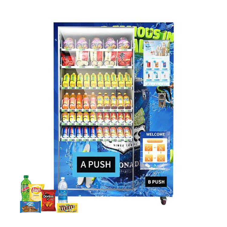 Personalizza il sistema di pagamento Macchine vendite di cibo fresco Reduttore Worm Gear Opzioni di carta denaro / moneta