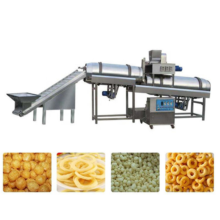 Linea di produzione di snack completamente automatica Produttore di snack elettrico per la lavorazione consistente degli alimenti