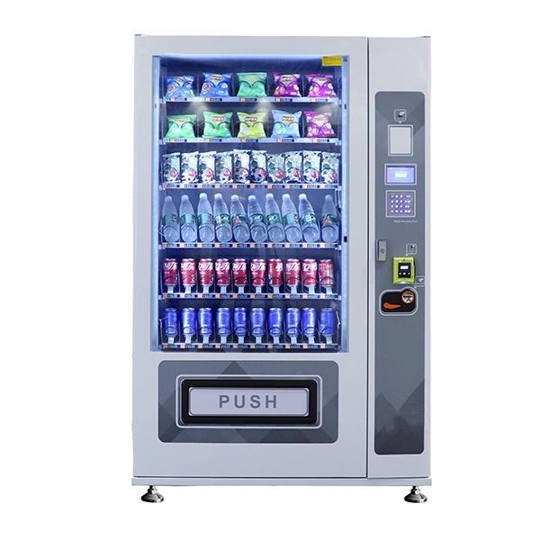 220V 50HZ vending machine di bevande fredde con adesivo di verniciatura a colori personalizzati all'interno della tensione