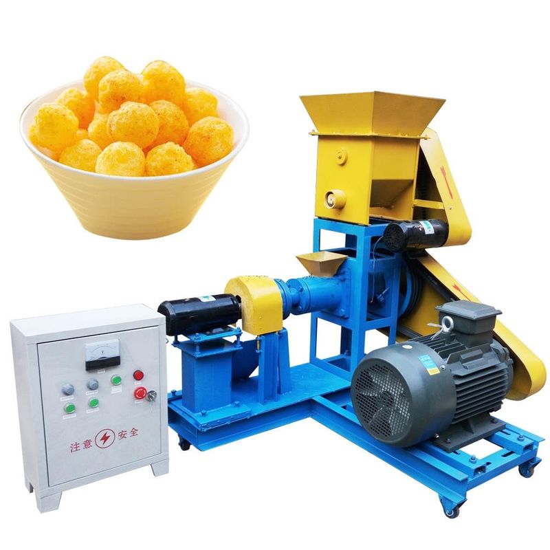 Facile funzionamento Macchine per la produzione di snack linea di produzione di snack completamente automatica con adesivo di pittura a colori personalizzato