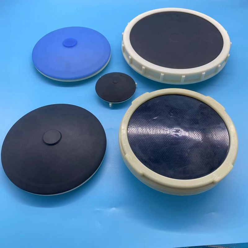 Alto ossigeno Nano Micro Bubble Diffuser Aeration Head Trays Tipo di disco piatto Aeratore a disco di diaframma